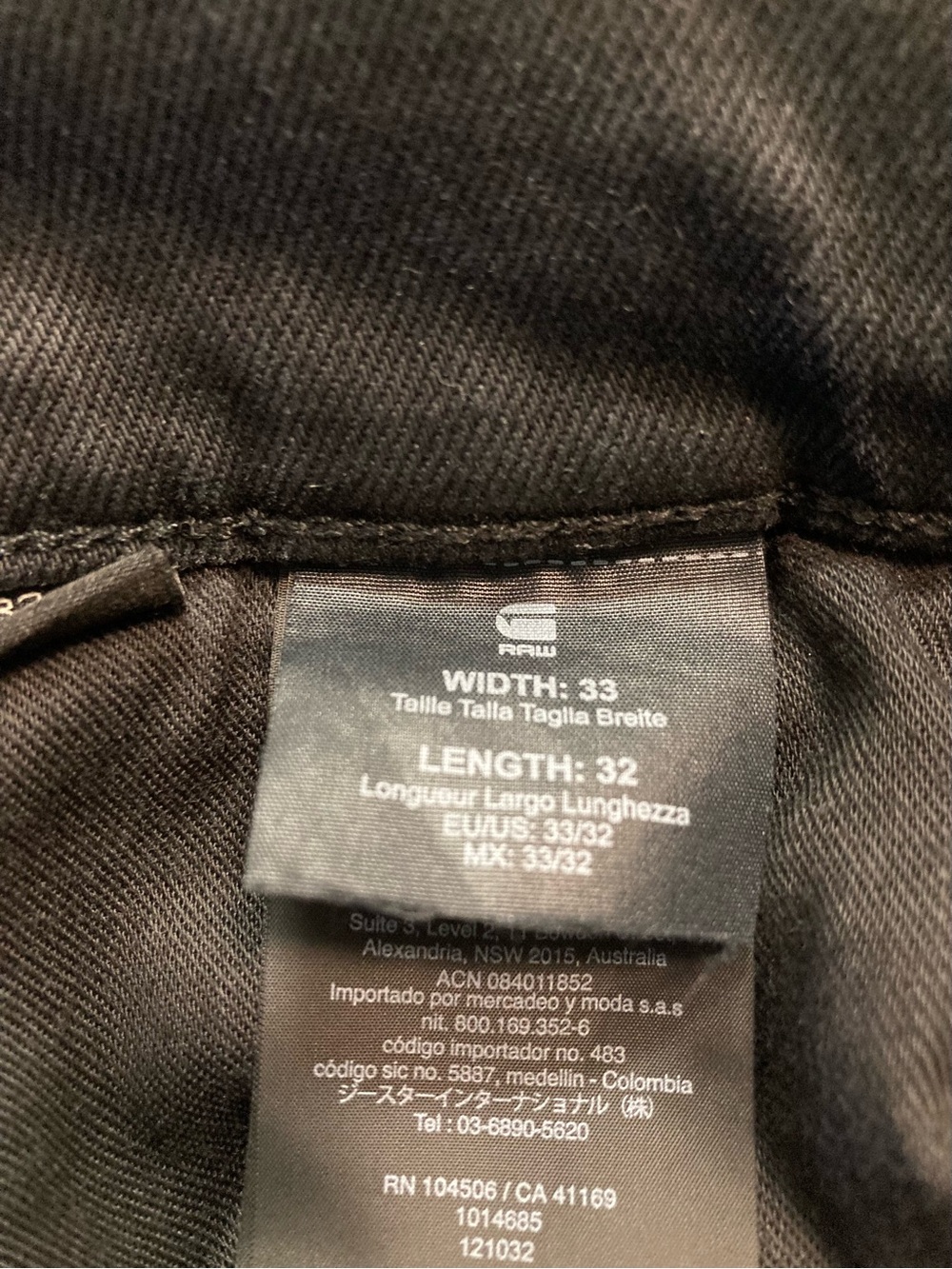 G-Star RAW 3301 Slim Jeans in Antique Gray - Picture 8 of 9